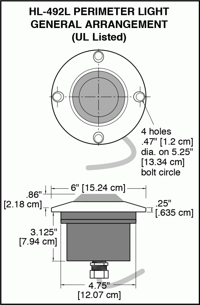 HL-492L General Arrangement