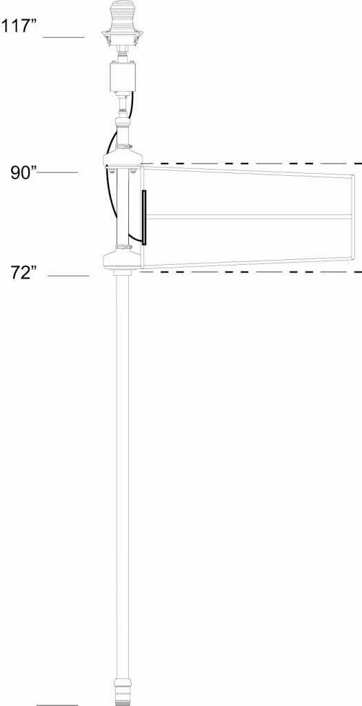 L806 Wind Cone Dimensions