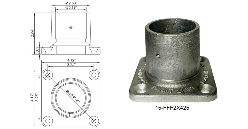 15-FFF2X425 frangible coupling