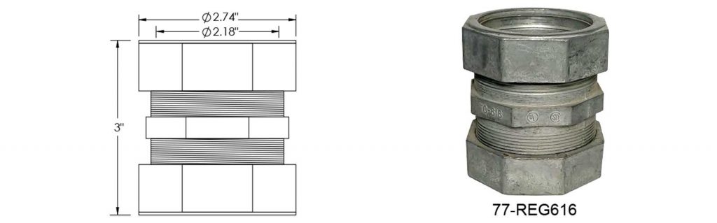 77-REG616 frangible coupling