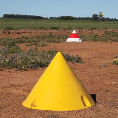 AV-LC Airfield Cone Marker in field