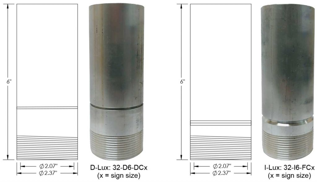 D-LUX I-LUX frangible coupling