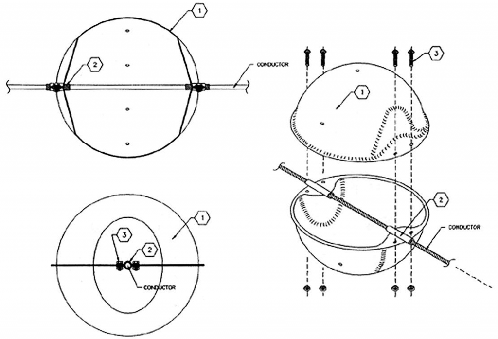 Aerial Marker Ball diagram