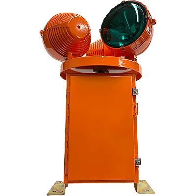 HBM 150/3 L-801H L-802H Heliport Rotating Beacon green