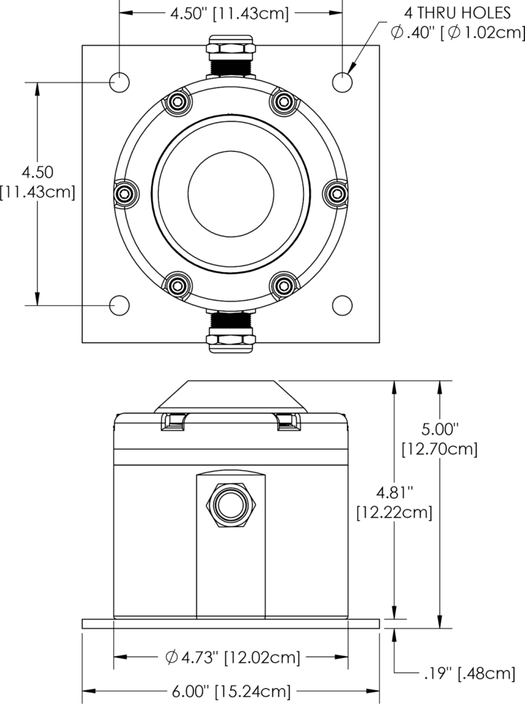 HL-580L dimensions