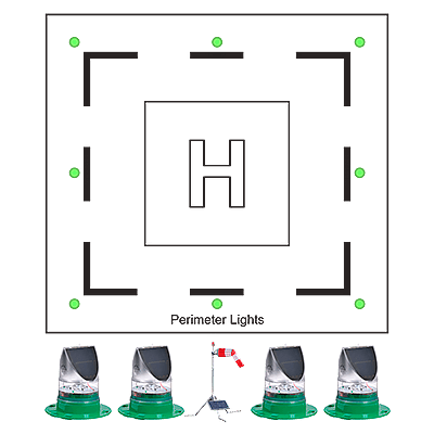 Portable Heliport Lighting System HL-PHLS