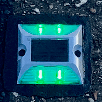 Solar LED Semiflush Reflective Markers FAA L853 Taxiway Centerline