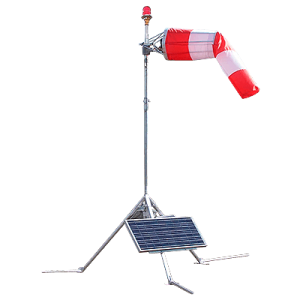 Solar Series Portable LED Wind Cone